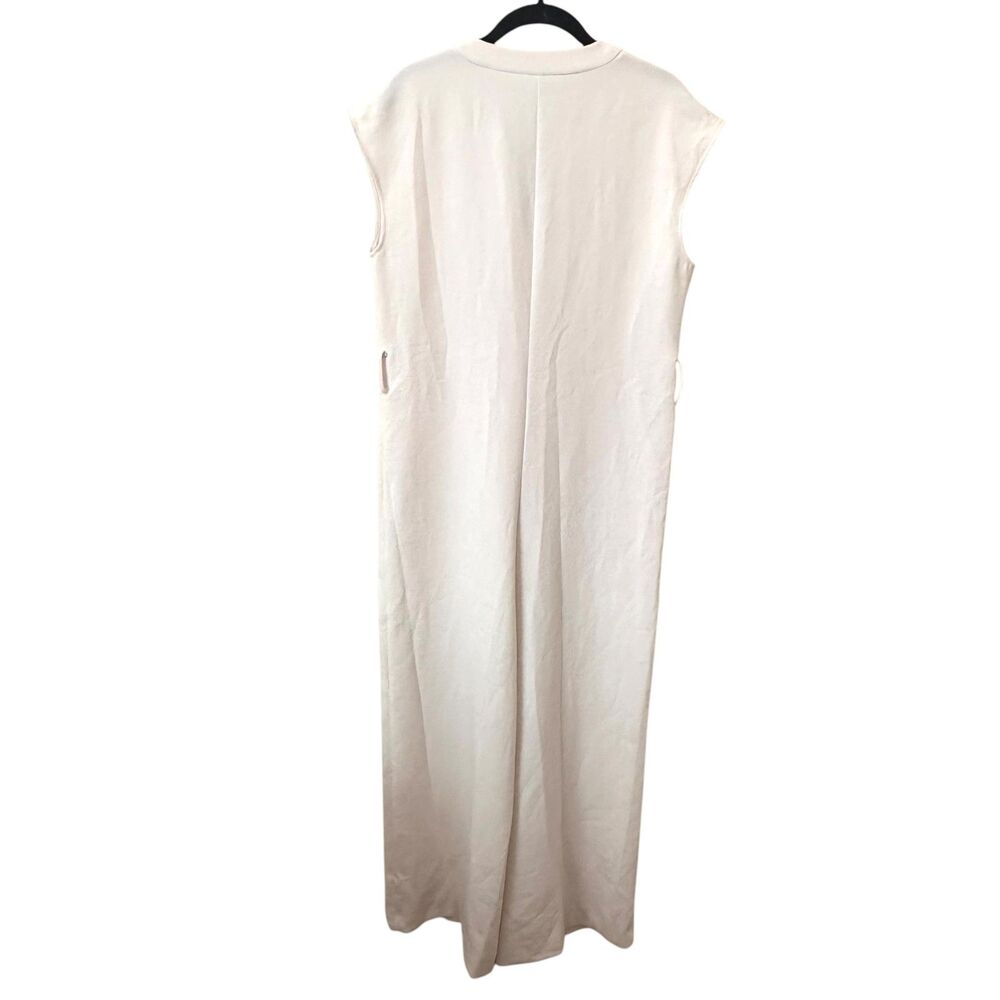 ZARA Wide Leg Jumpsuit White Small - Picture 3 of 6